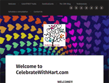 Tablet Screenshot of celebratewithhart.com